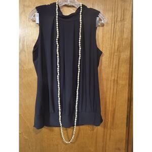 1305.  Long Strand of Natural Tagua Nut Necklace